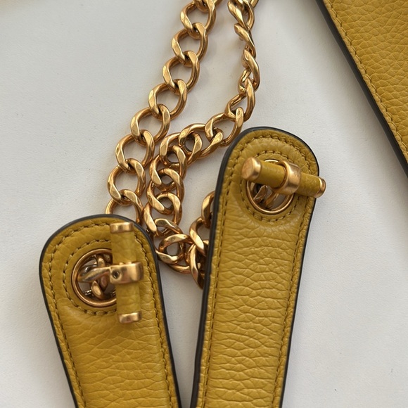 Tory Burch crossbody shoulder bag yellow - Picture 9 of 11